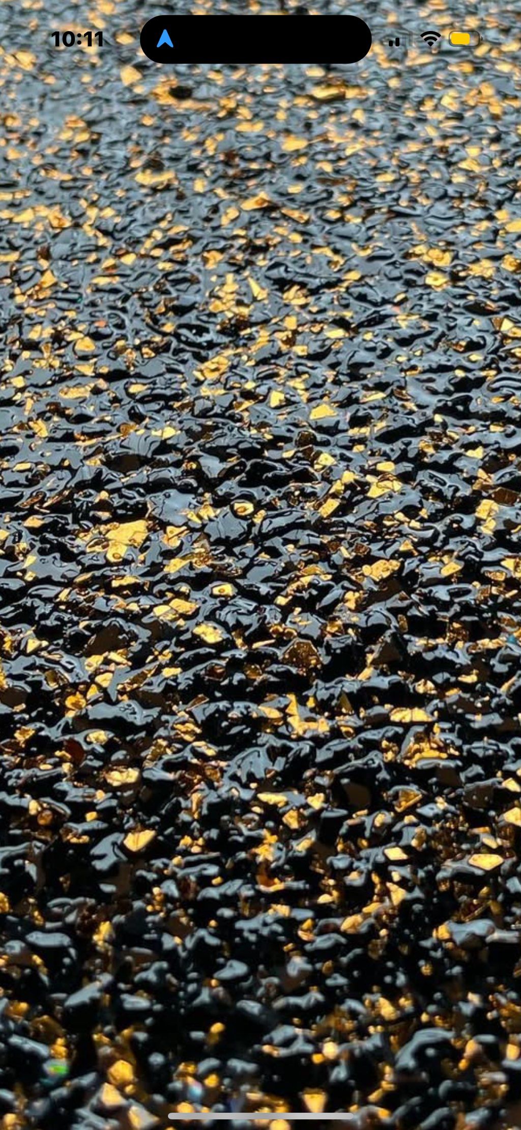 Gold flake epoxy