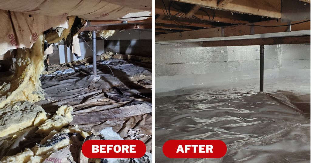 Crawl Space Waterproofing & Insulation