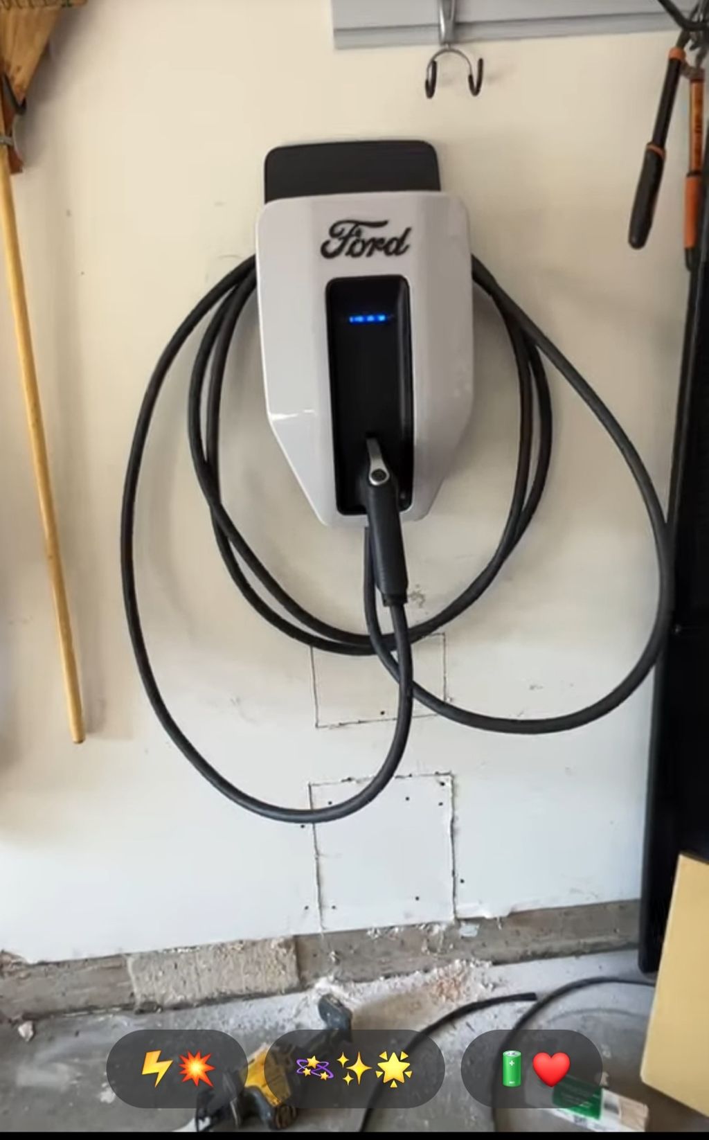 We also install chargers for Ford
