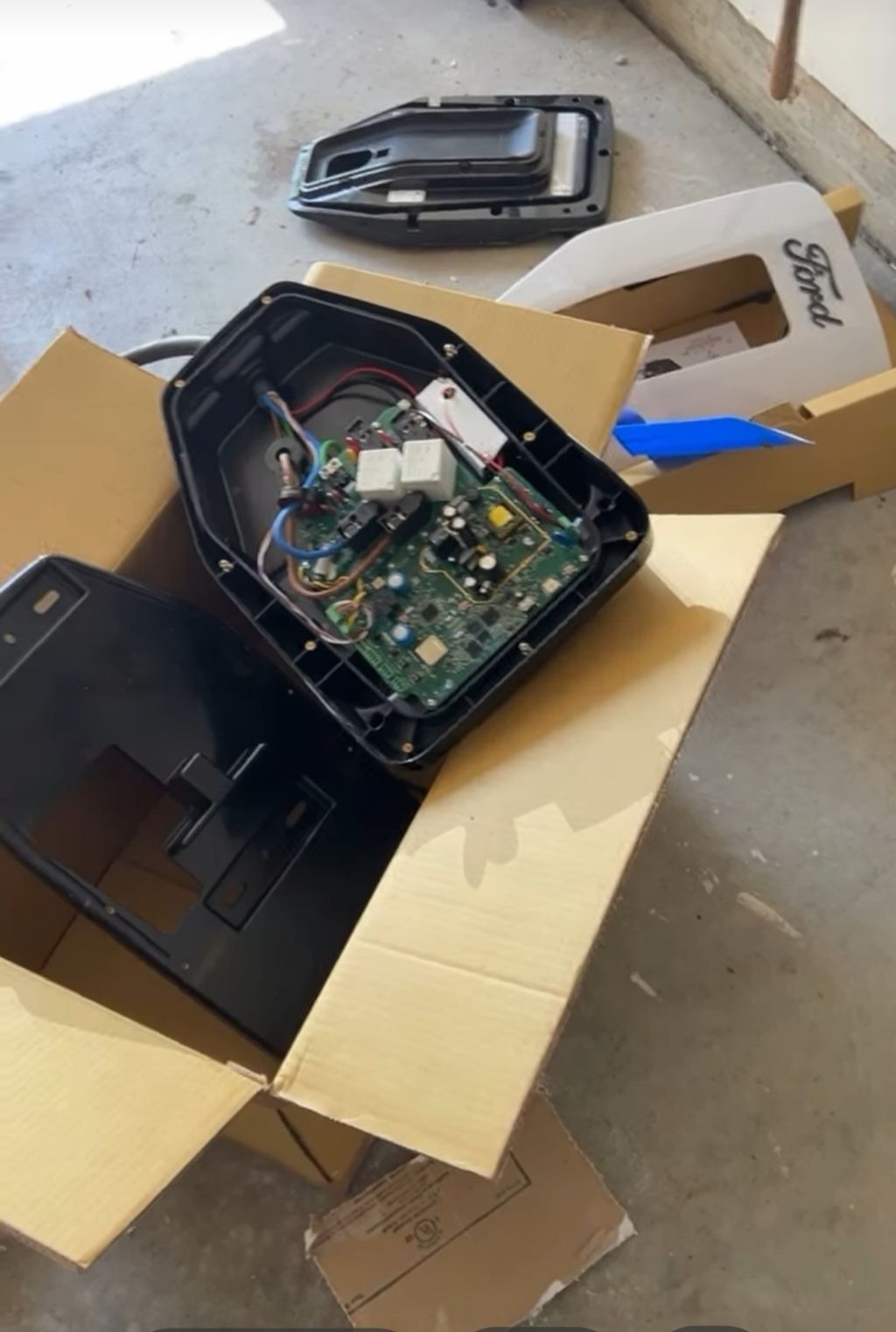 We also install chargers for Ford