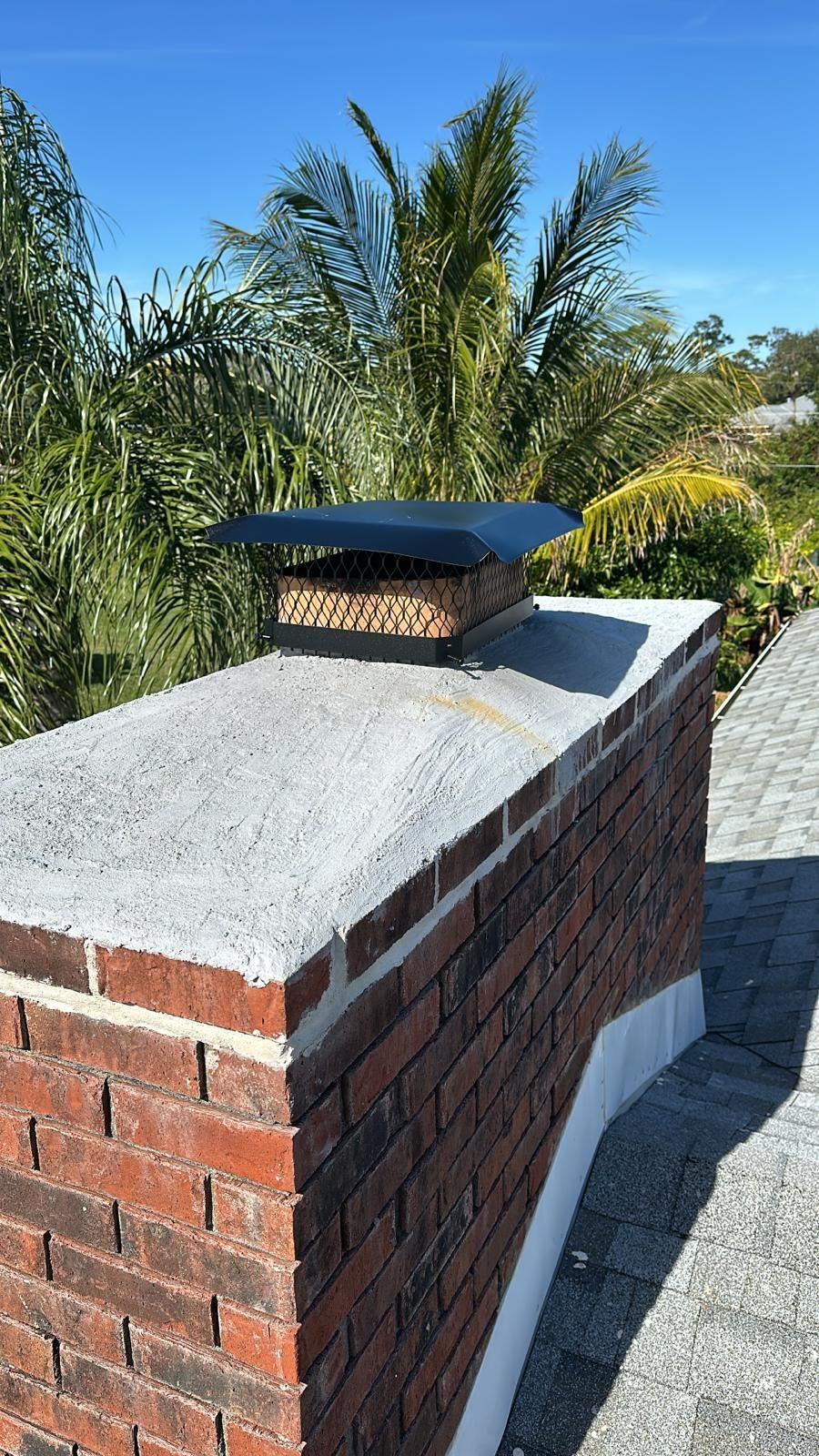 Crown and brick repair after