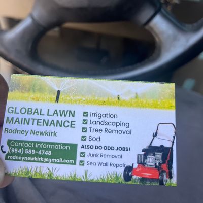 Avatar for Global lawn maintenance