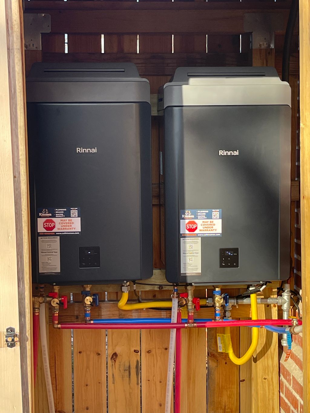 Daul tankless for local restaurant