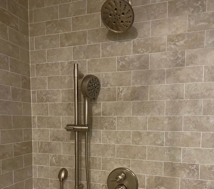 new shower wand installation