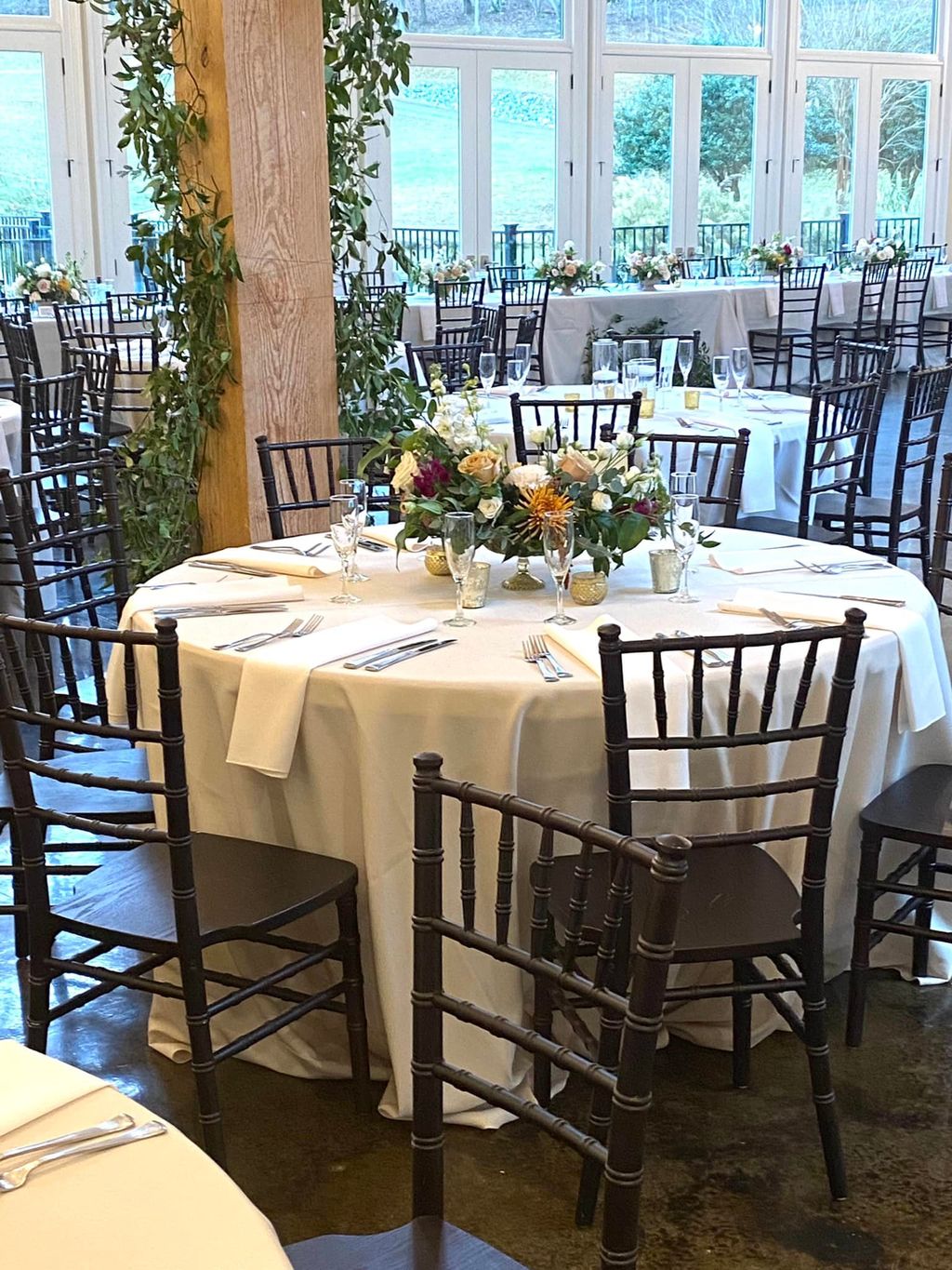 Wedding Wood Reception Table