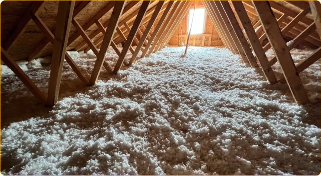 Blown-In Attic Insulation: Helps cut energy bills 