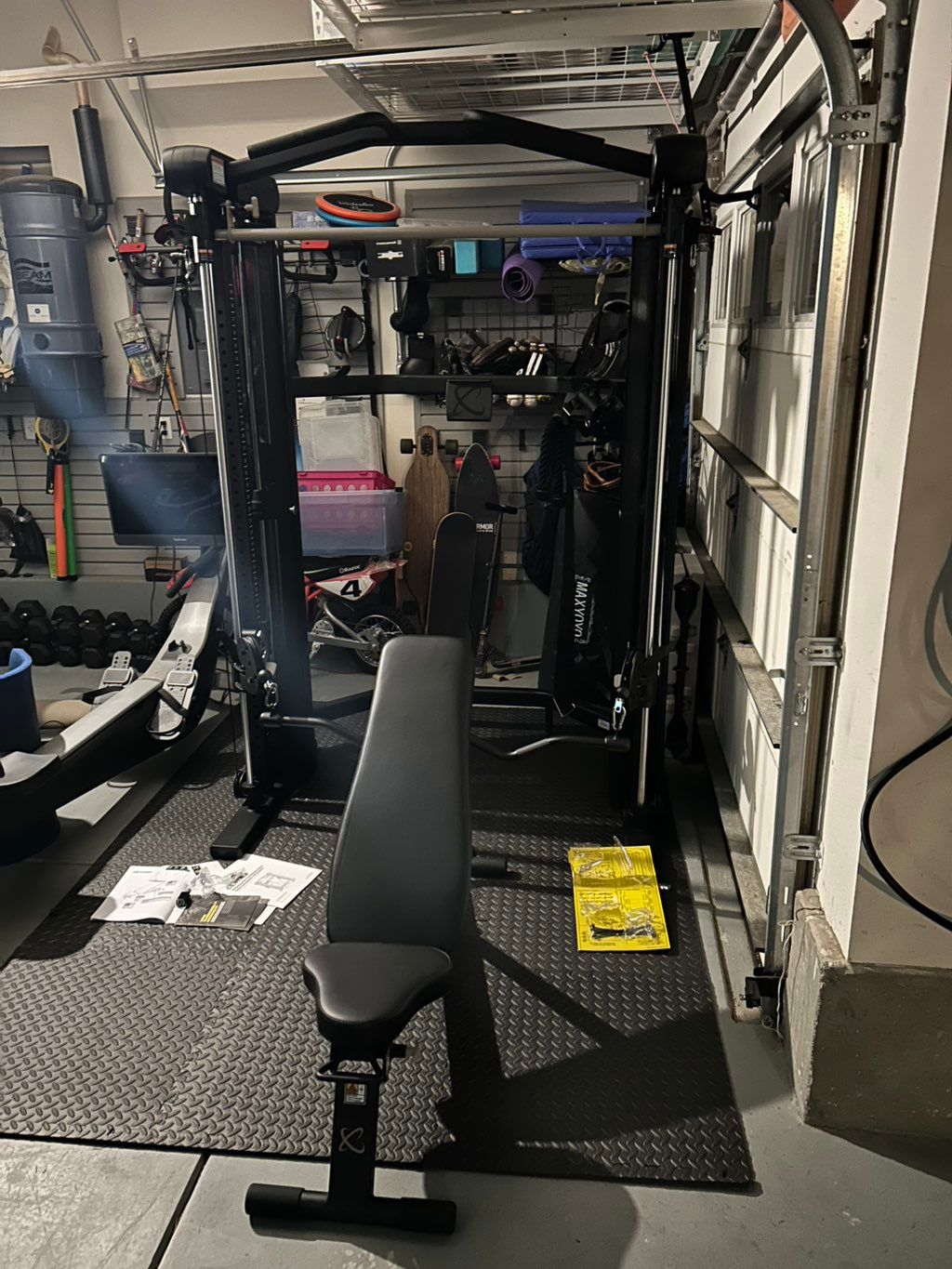 Fitness equipment assemble. 1 person job. 4 hours 