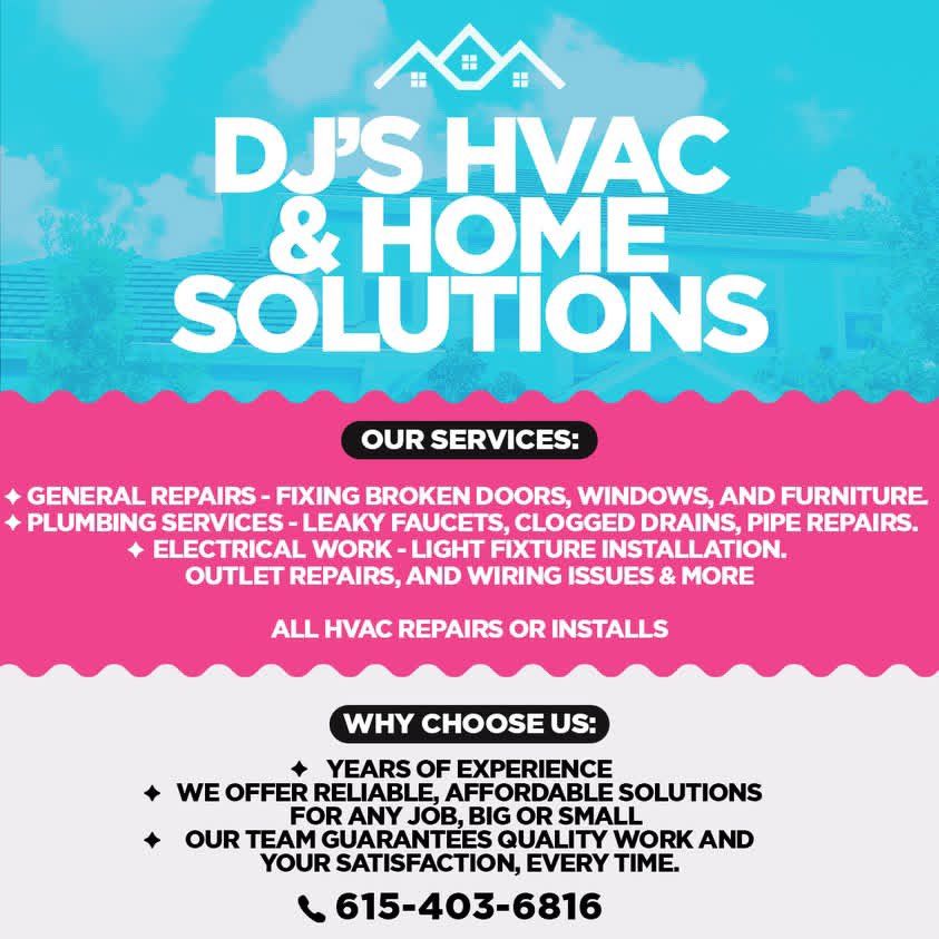DJ’s HVAC & Home Solutions