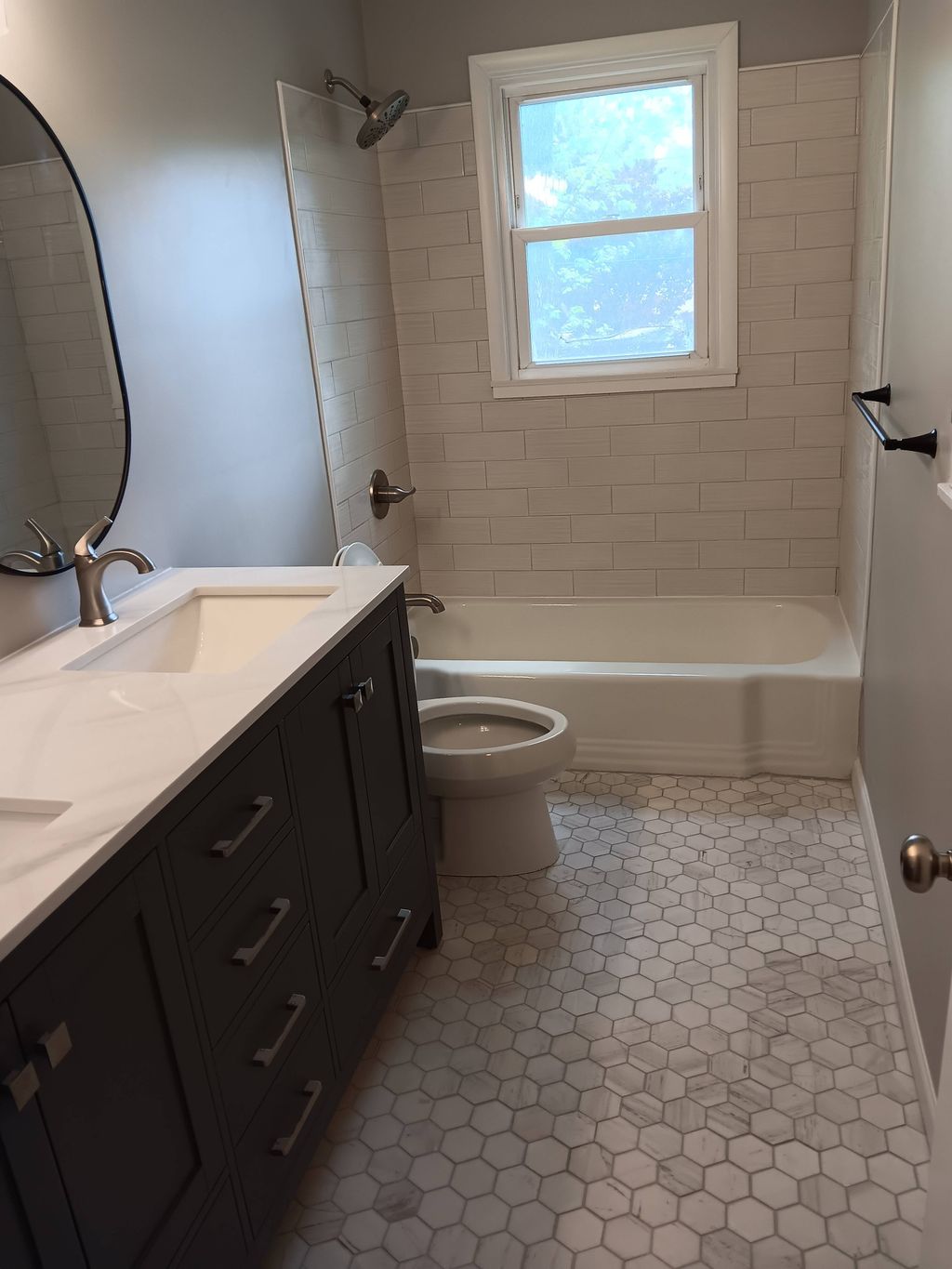 main bath after