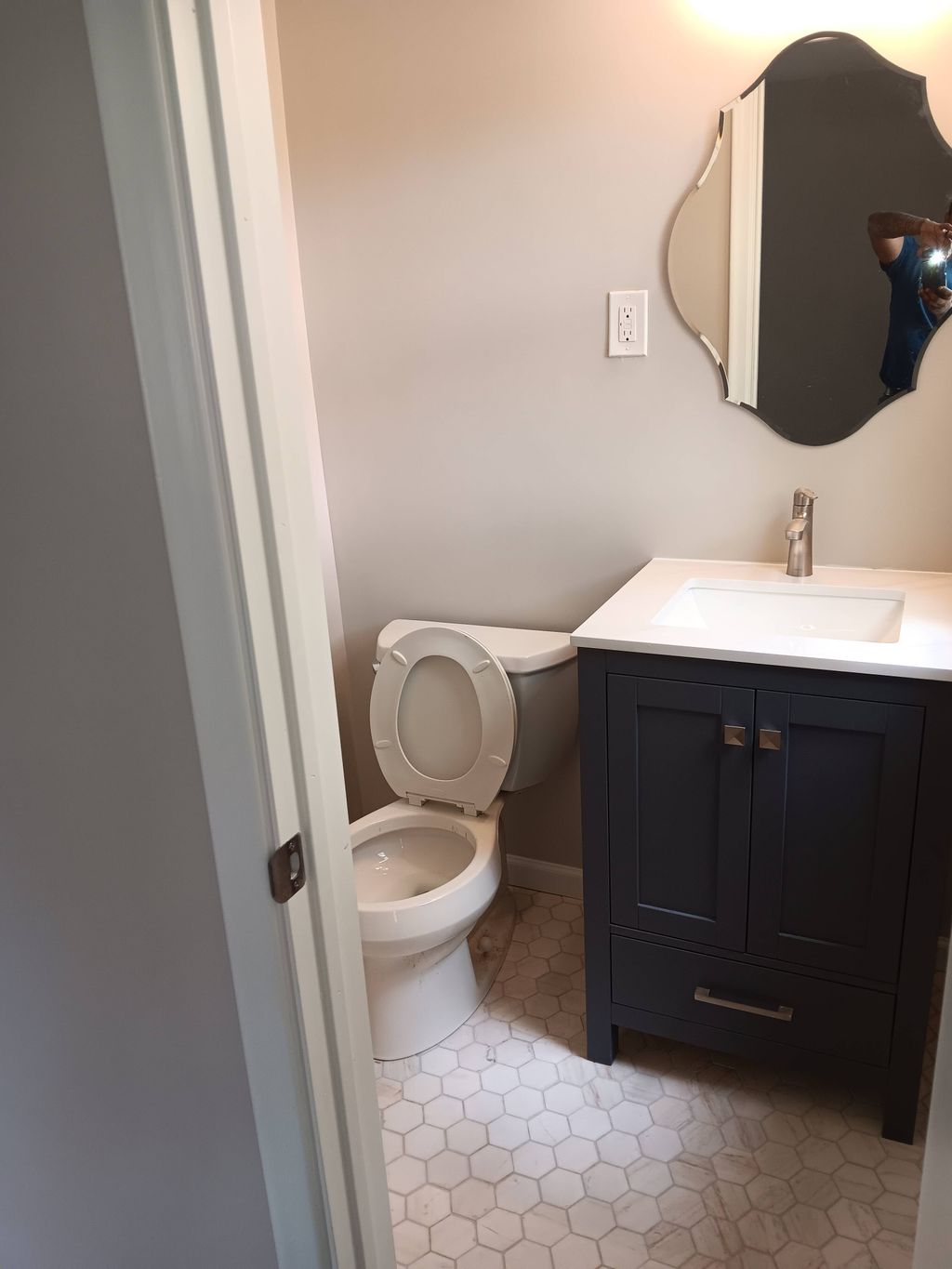 Master bath after