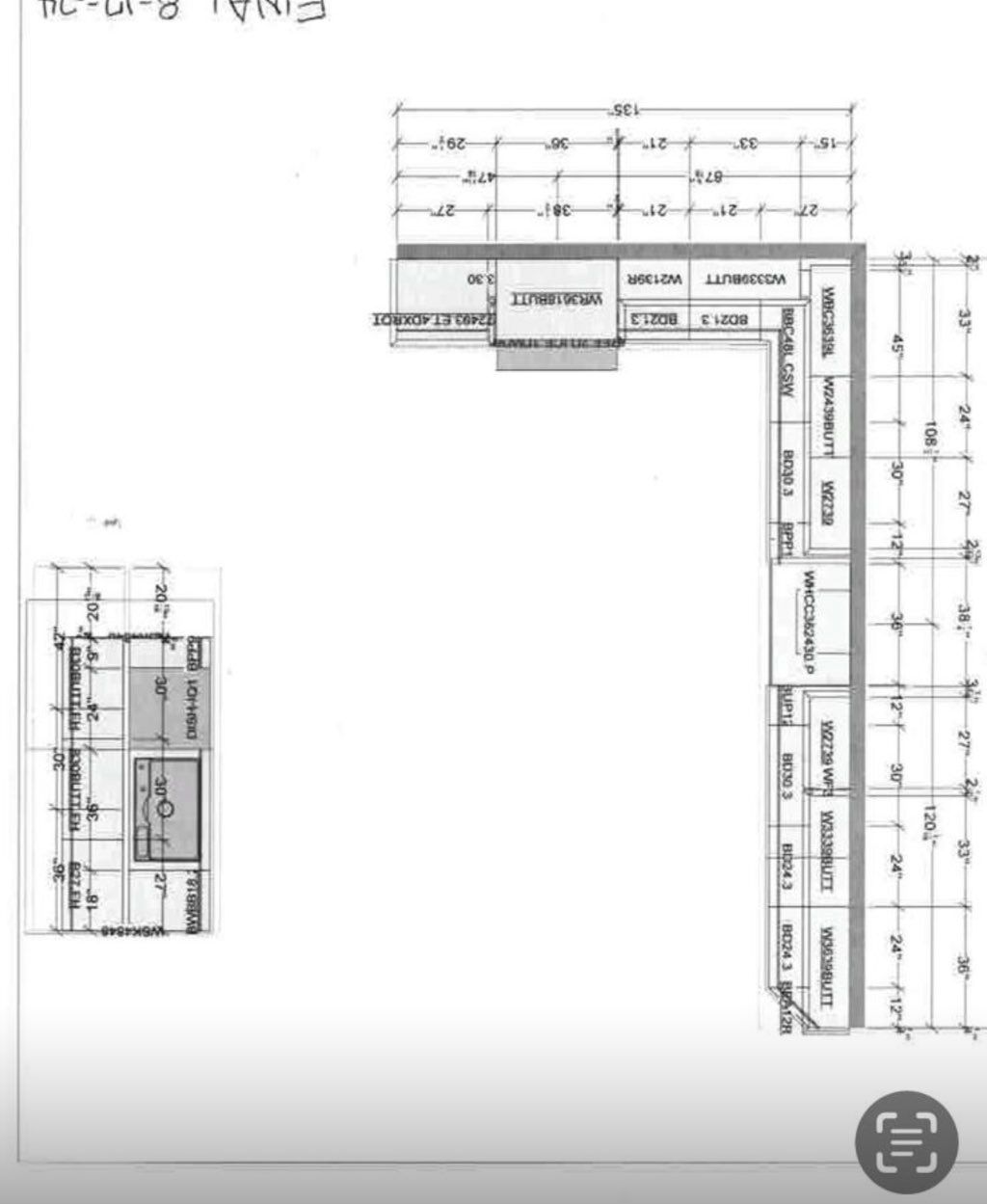 Blueprints are very large kitchens that we have do