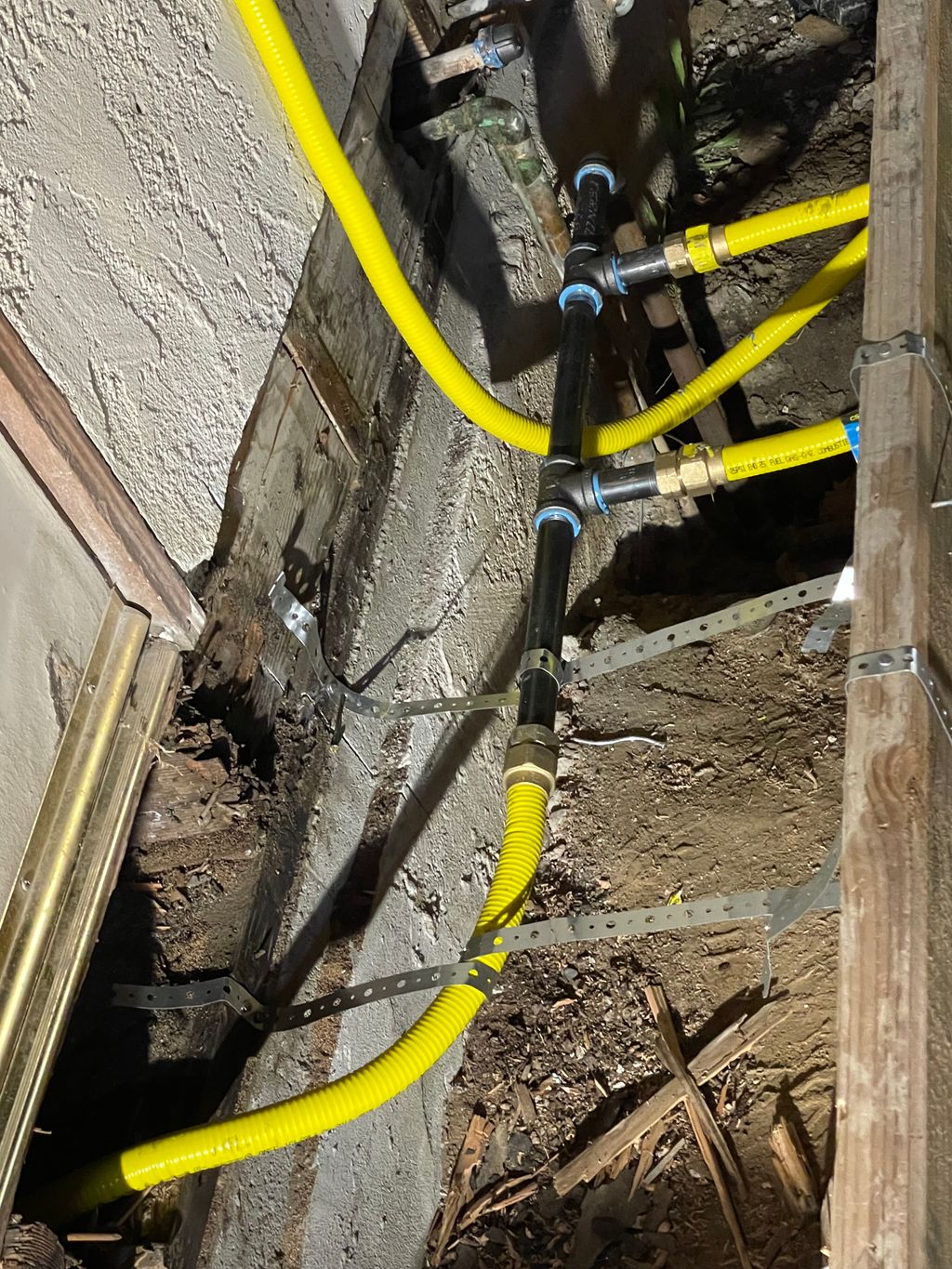 Gas Line Install 