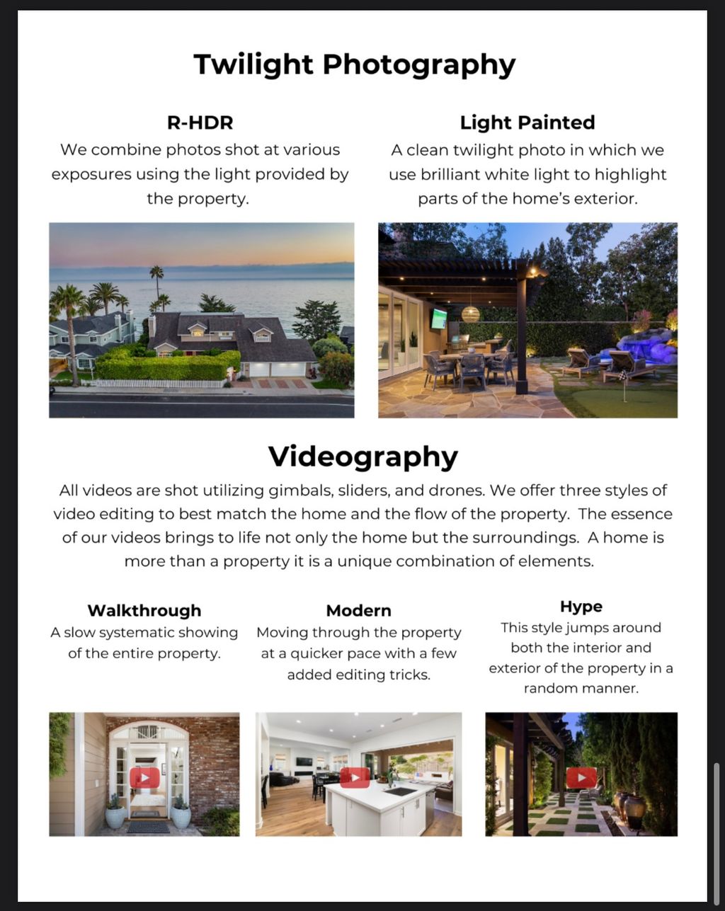 Projects and media