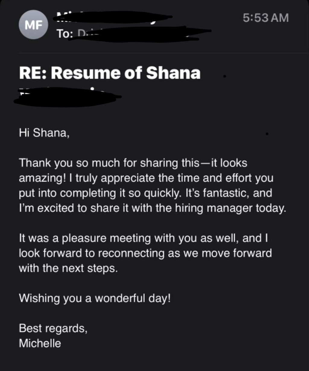 Our Express Résumé Service Delivered Results In Ju