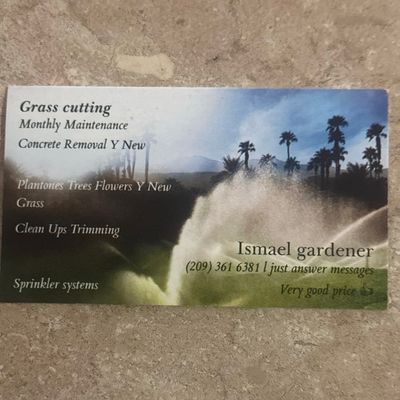Avatar for Ismael gardener