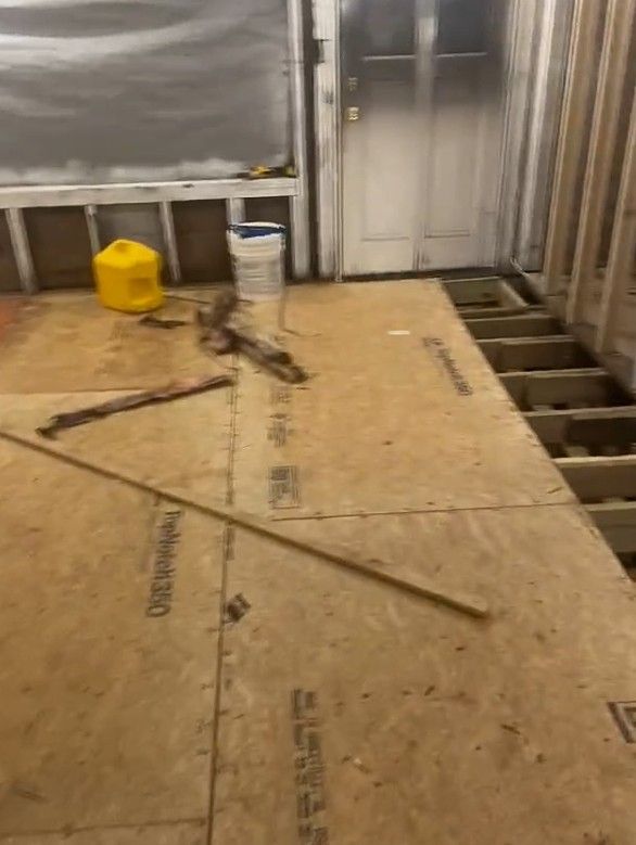 New floor joists new floors