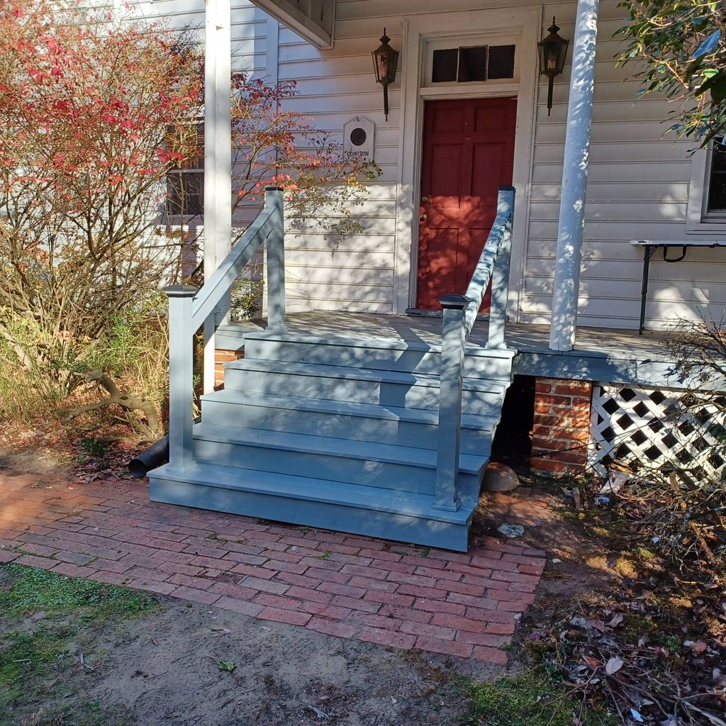 completed rebuild of staircase
