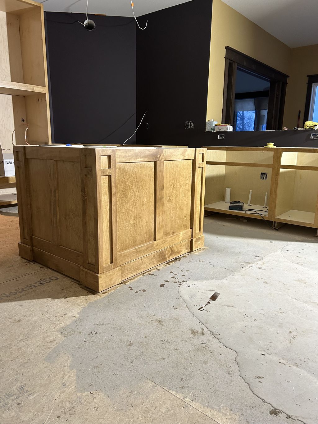 Maple craftsman style island build 
