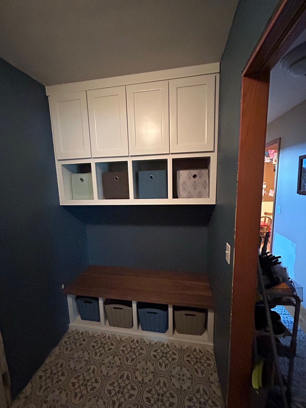 Mudroom built in 