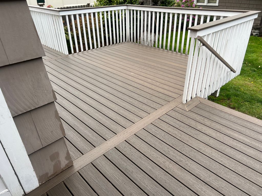 replacement decking using Trex