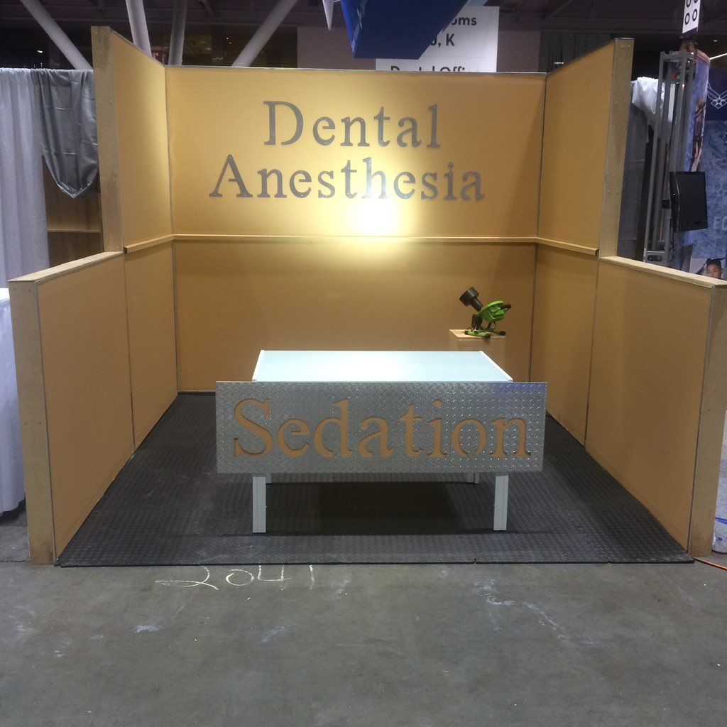 Booth built and painted