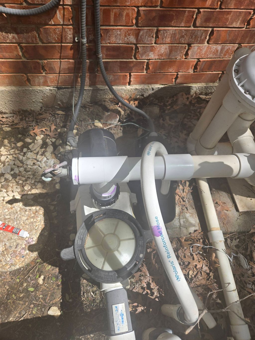 Completed pool pump repair