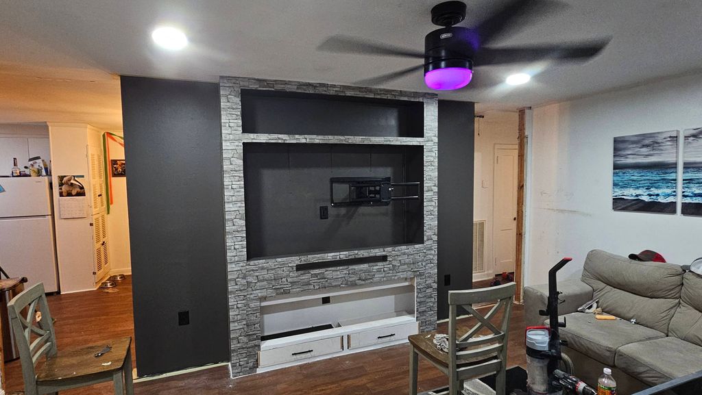New accent wall. 