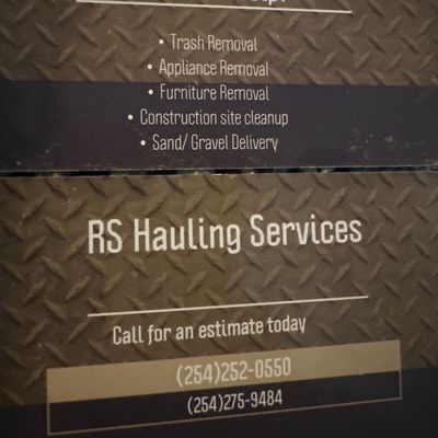 Avatar for Rs hauling services