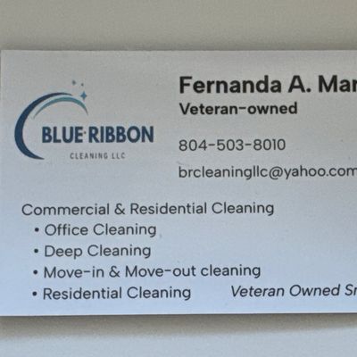 Avatar for Blue Ribbon Cleaning LLC