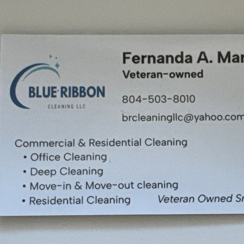Blue Ribbon Cleaning LLC
