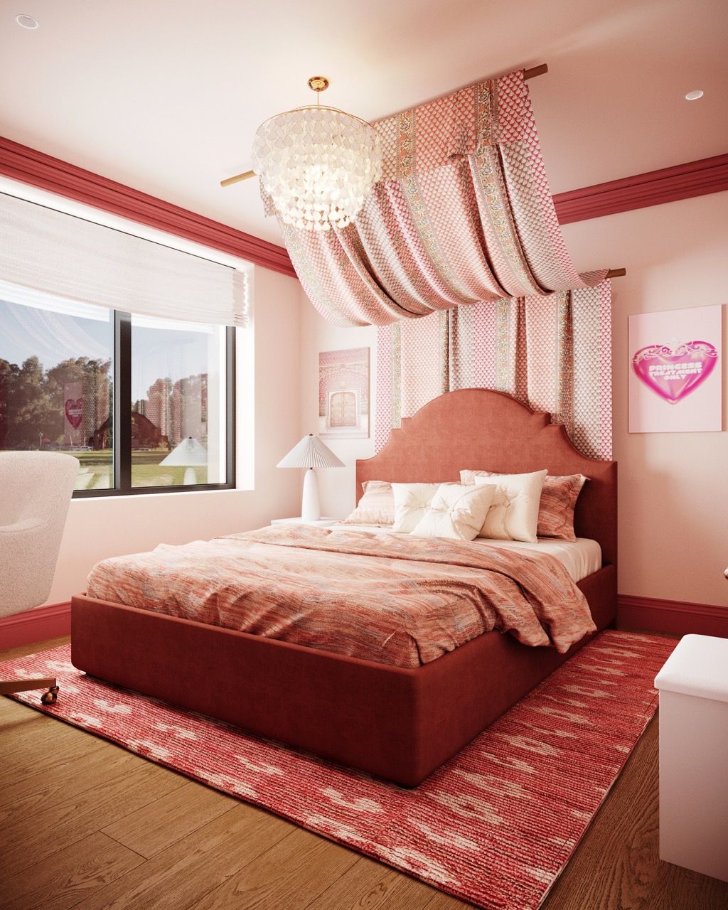 A 13 year old daughter's bedroom inspired by Jaipu
