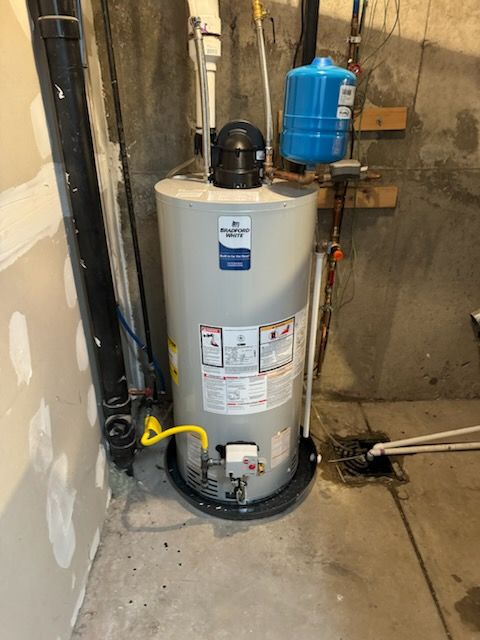 Bradford White water heater install