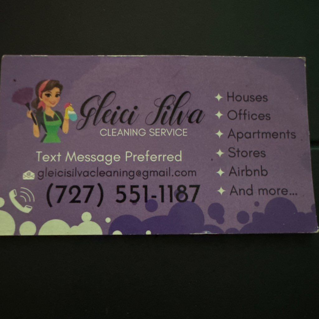 Gleici Silva cleaning service