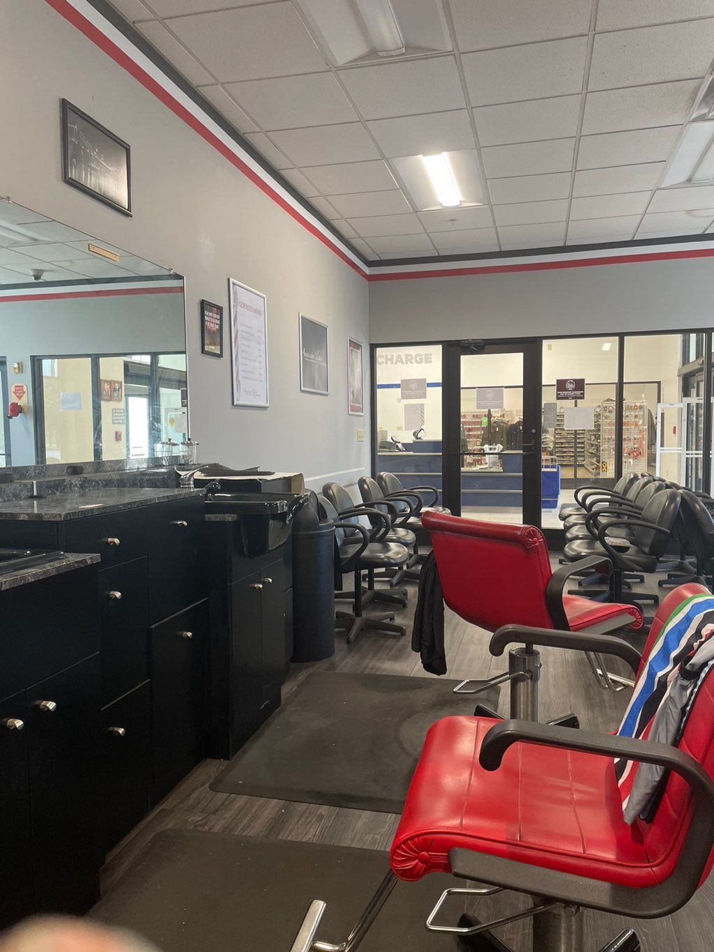 Parris Island Barbershop paint job 