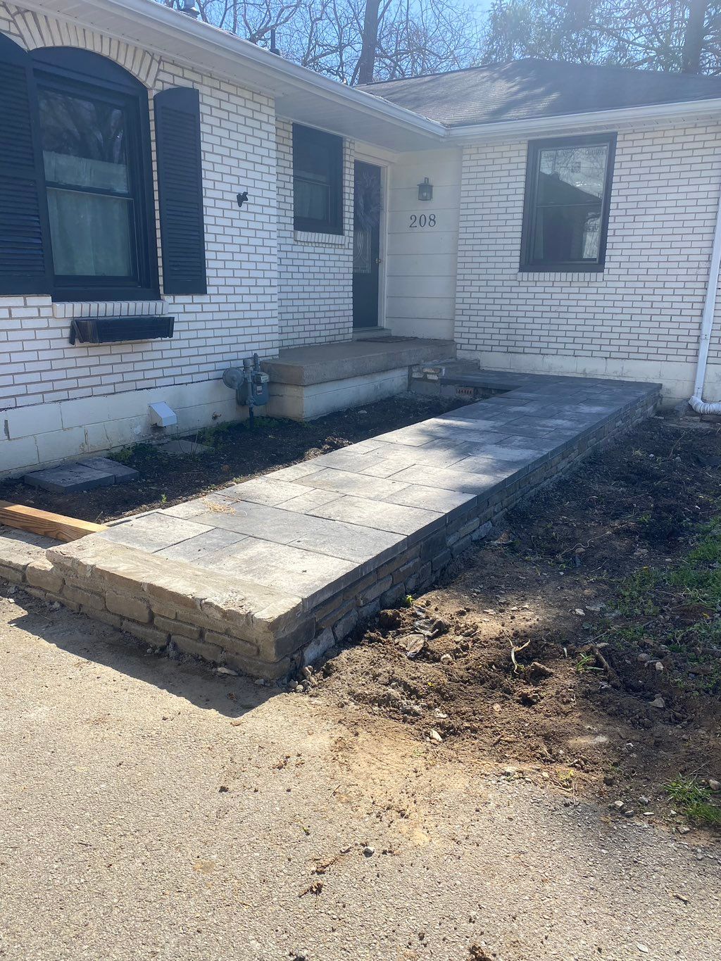 Stone walkway 