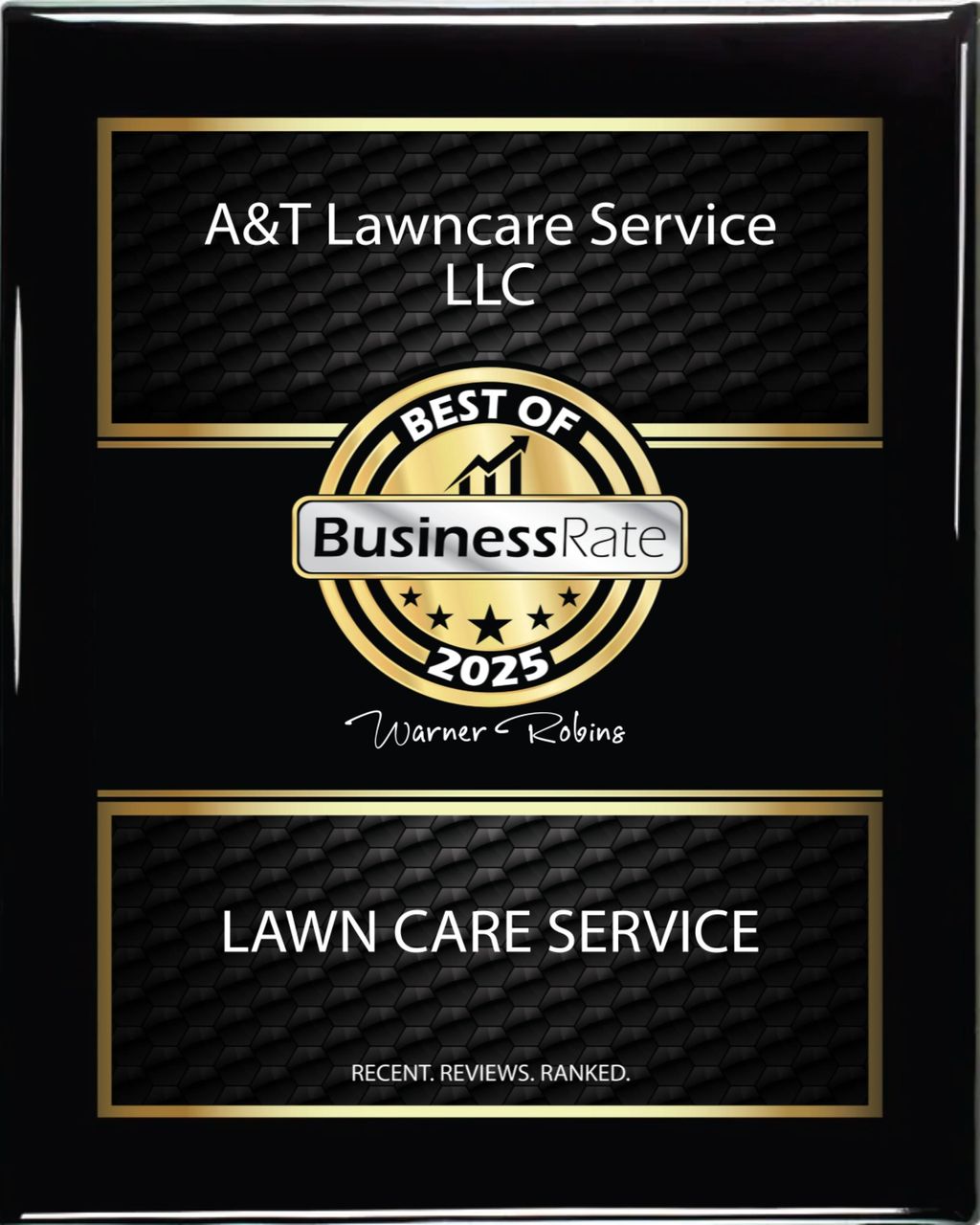 Hard work pays off. A&T Lawncare Service is one of