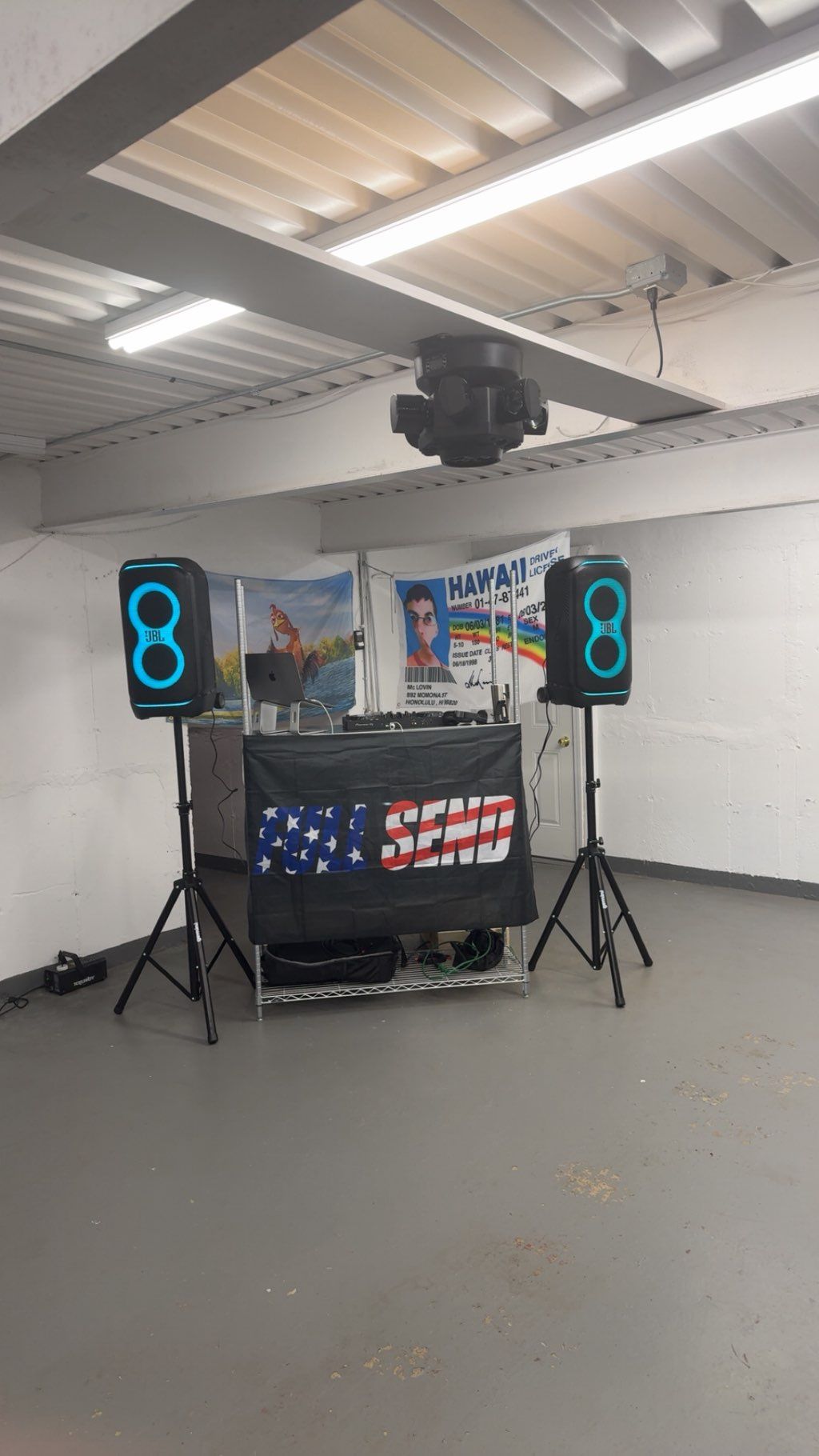 Example set up(flags optional)
