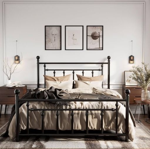 Metal Bedframe Assembly 