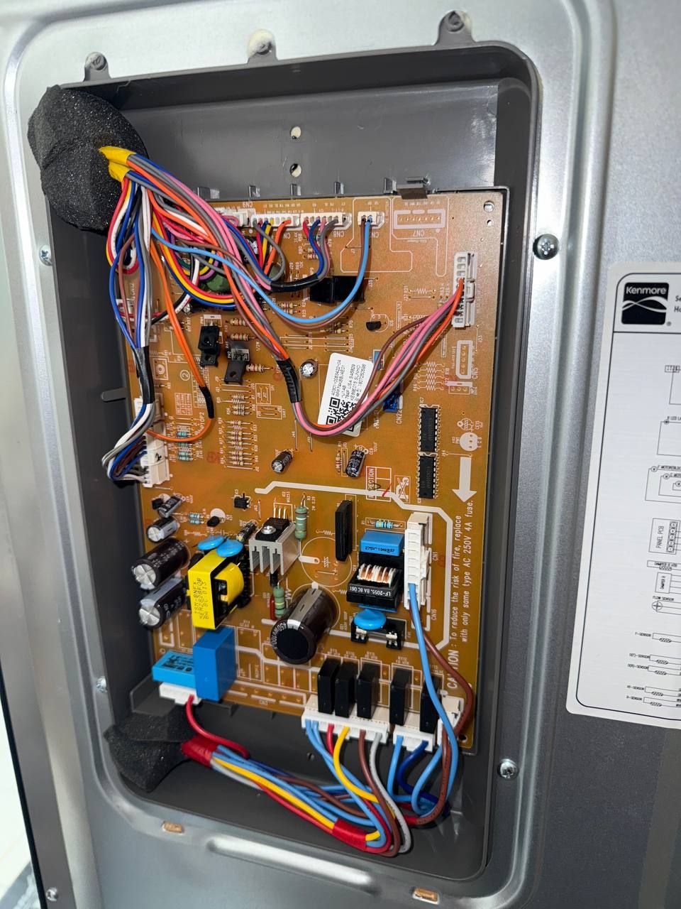 Changing the control board on Fridge 