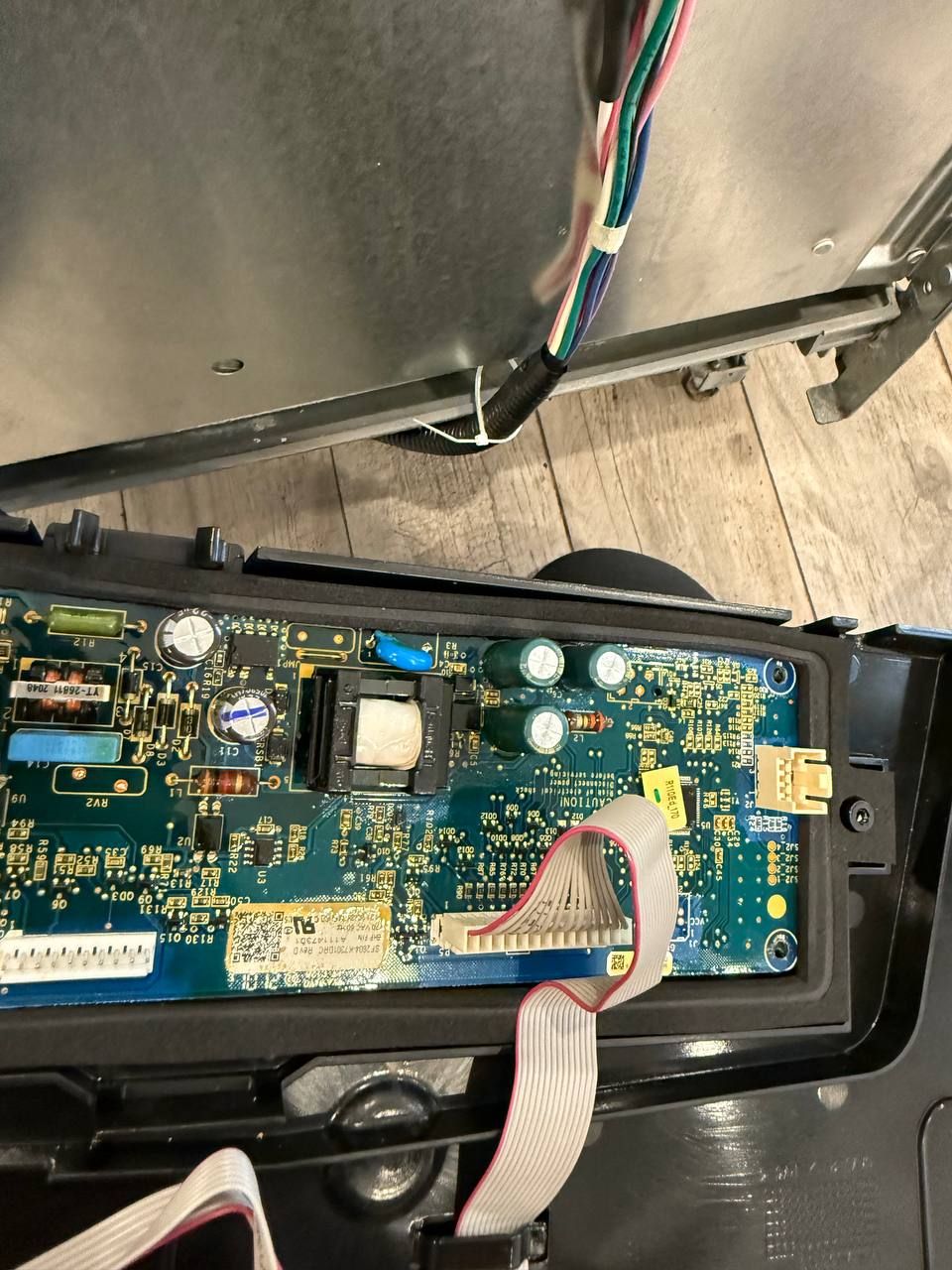 Changing the control board on dishwasher