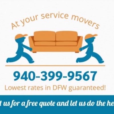 Avatar for At your service movers-DFW