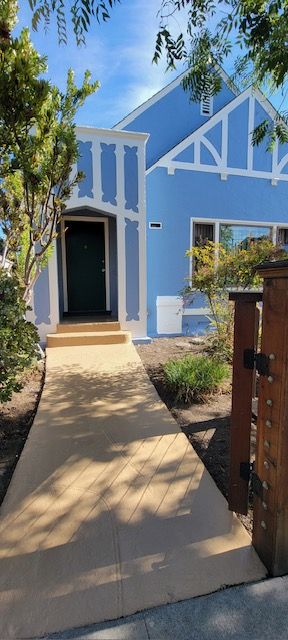 Painted Exterior Home & Walkway
