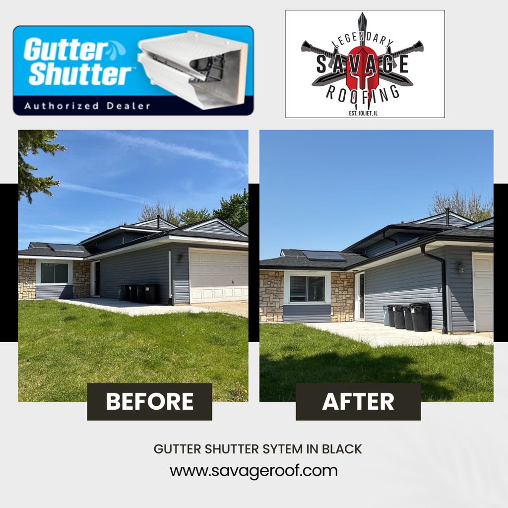 Shutter Gutter- Clog-Free Guaranteed