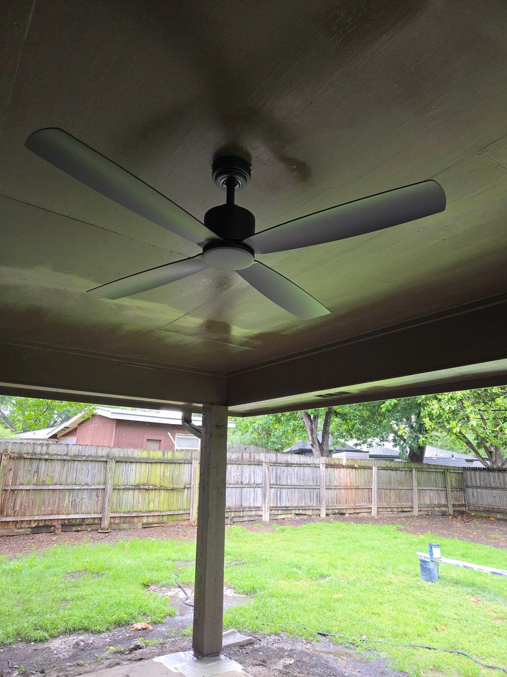 after new outdoor fan
