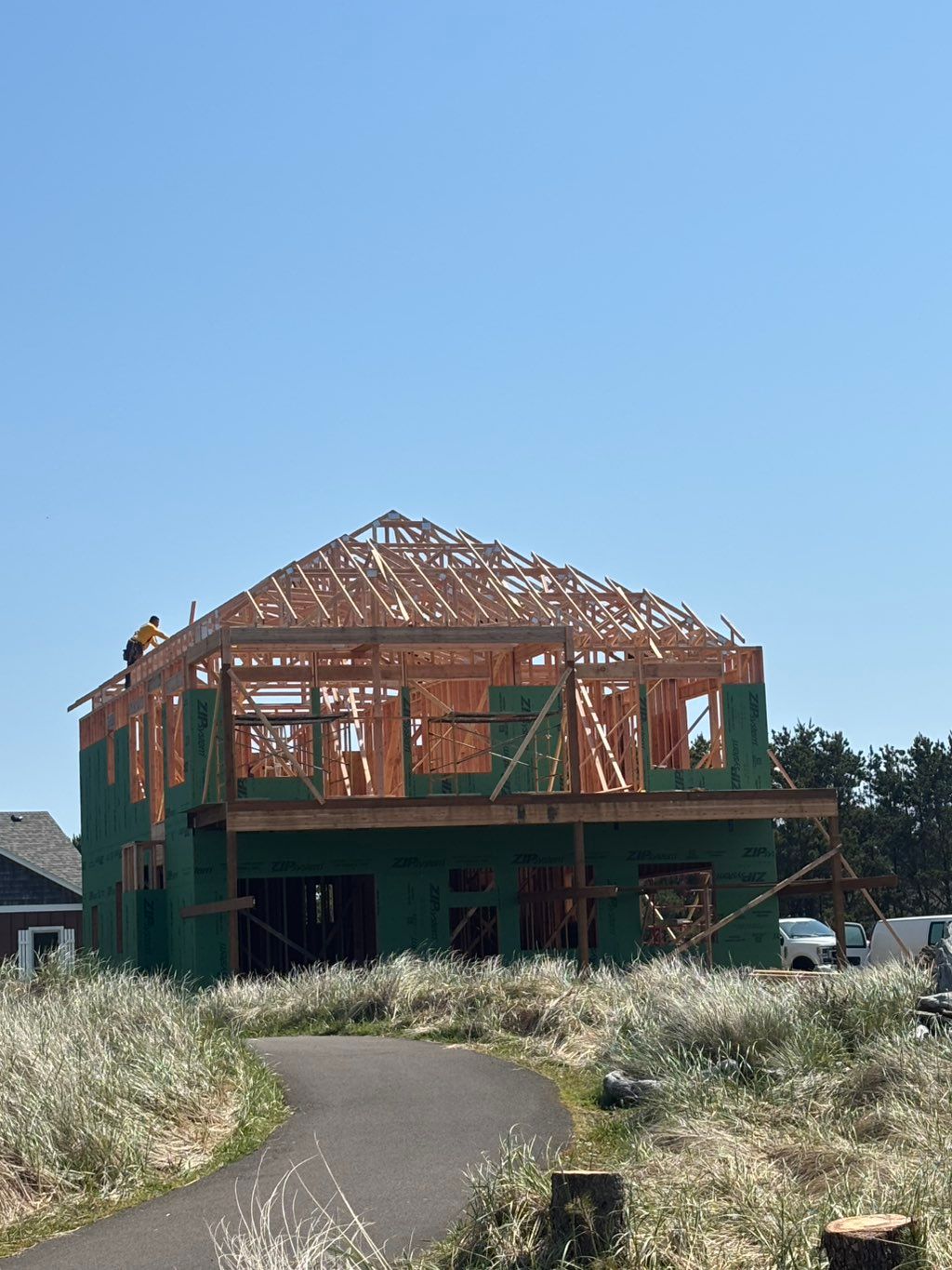 House we framed in Ocean Park