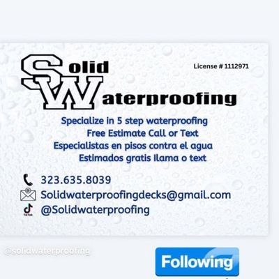 Avatar for Solid waterproofing decks