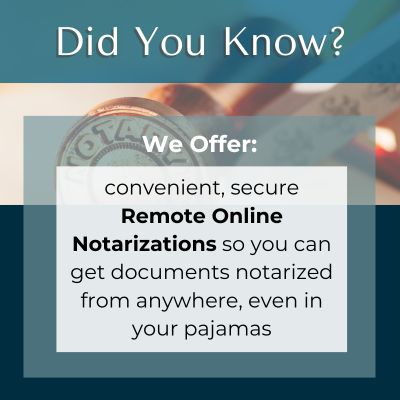 Remore Online Notarizations