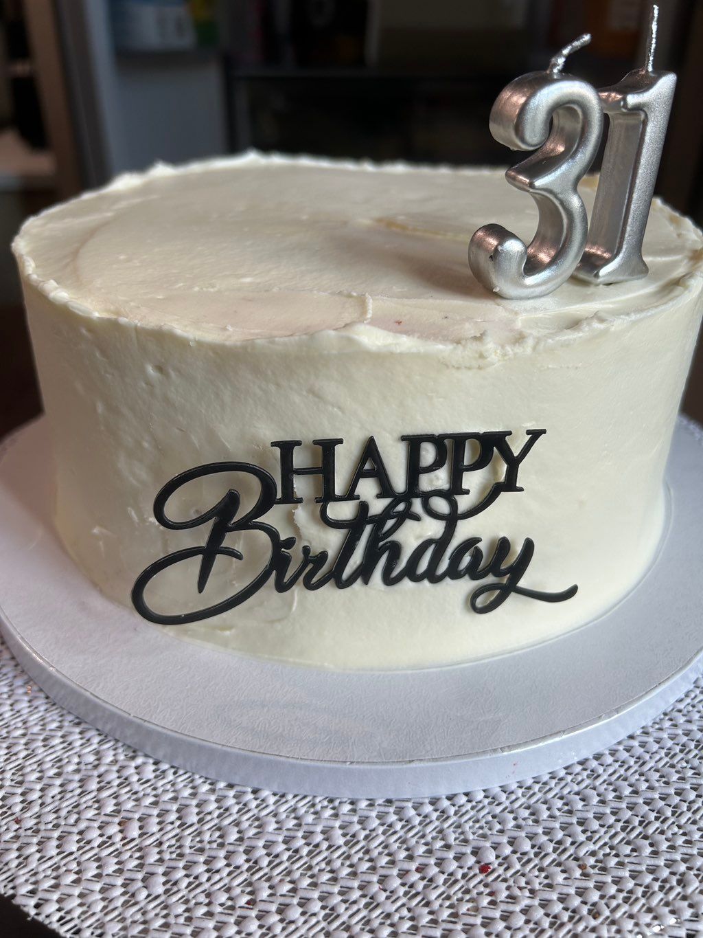 2 Layer Red Velvet Cake + Cream Cheese Buttercream