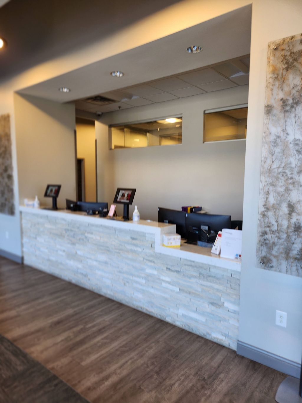 Intake/front desks cleaned daily