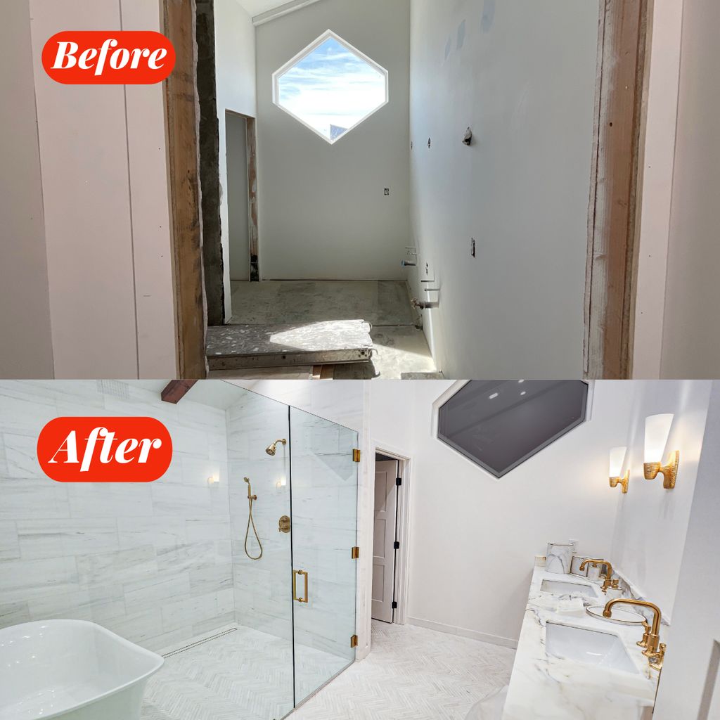 Renovate the bathroom. Trolleyway, LA 